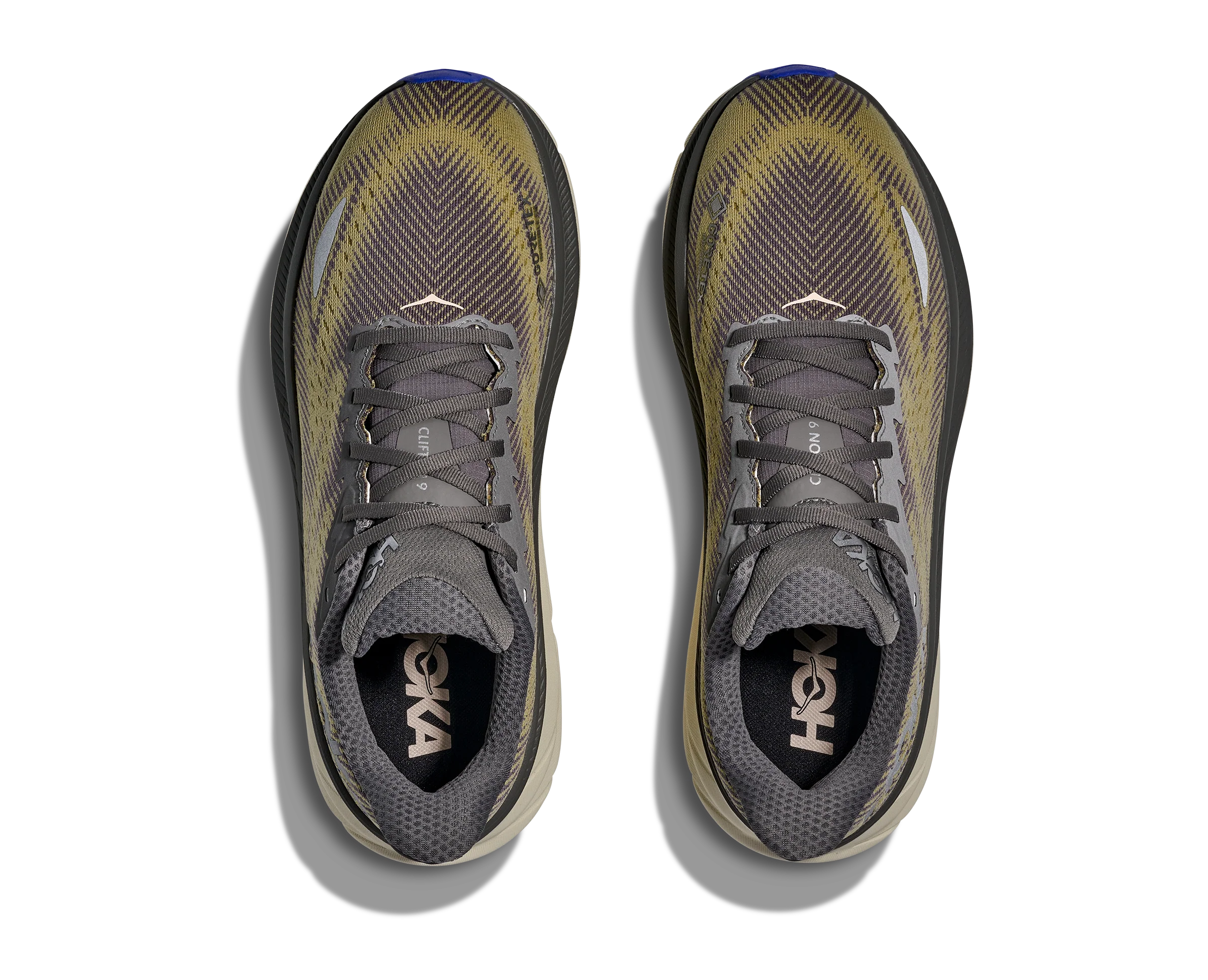 MEN'S HOKA CLIFTON 9 GTX | GRAVEL / EGGSHELL - Image 7