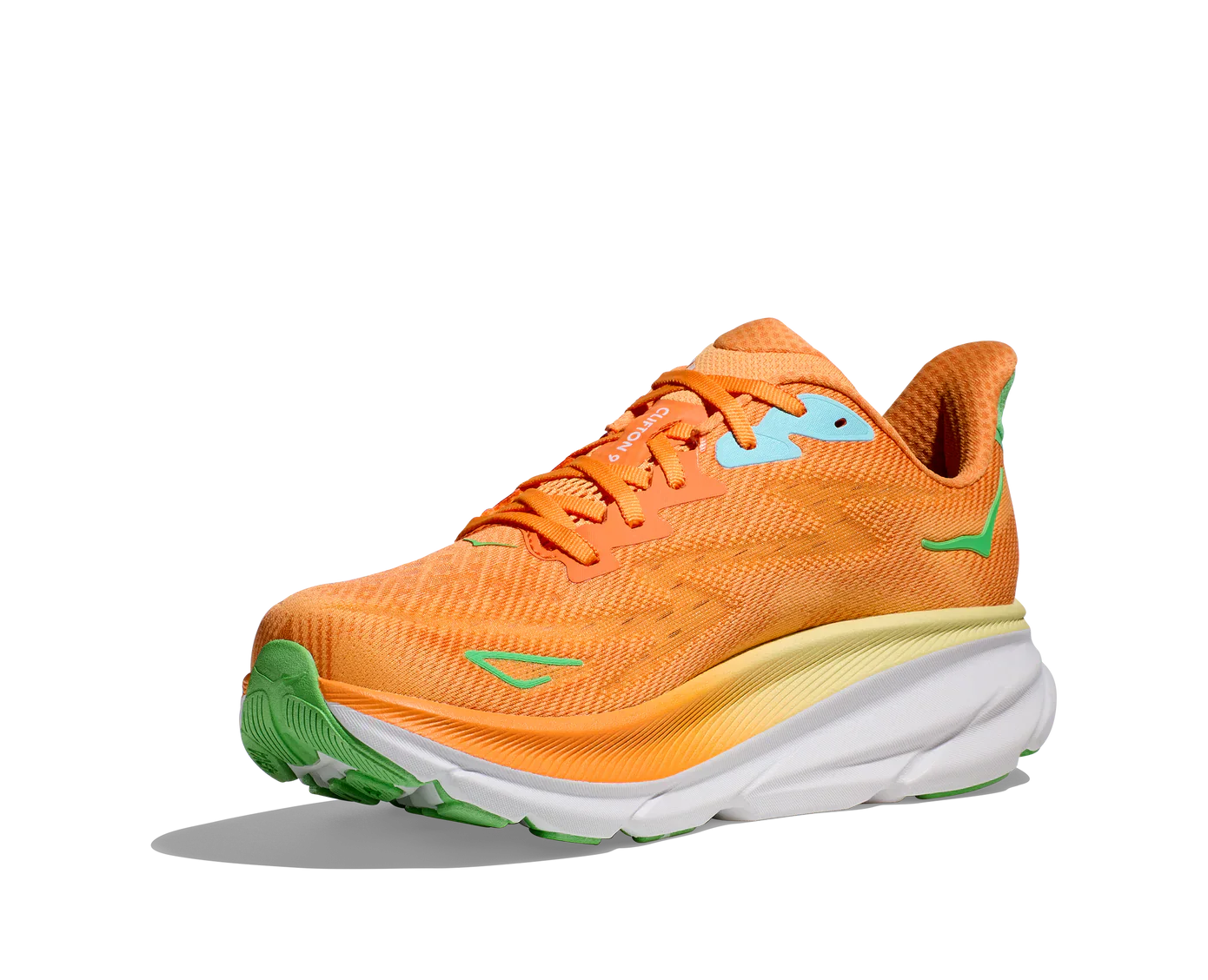 MEN'S HOKA CLIFTON 9 | SOLAR FLARE / SHERBET - Image 3