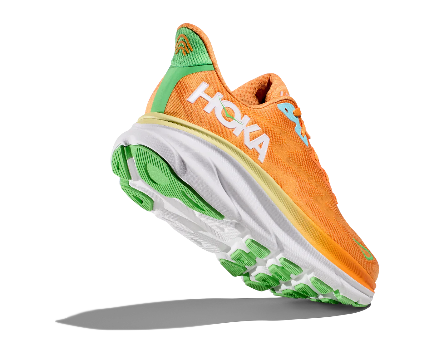 MEN'S HOKA CLIFTON 9 | SOLAR FLARE / SHERBET - Image 6