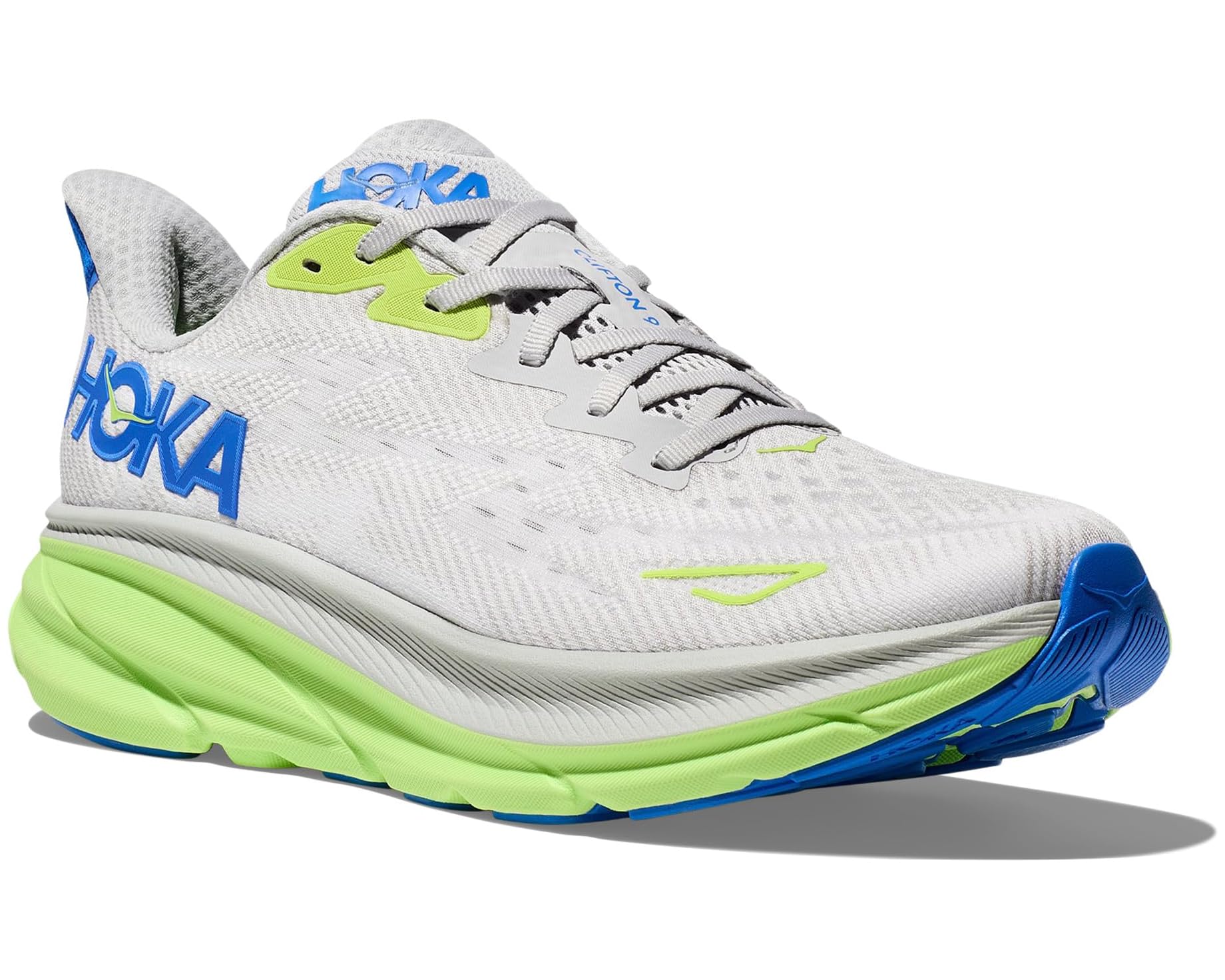 MEN'S HOKA CLIFTON 9 | STARDUST / ELECTRIC COBALT - Image 3