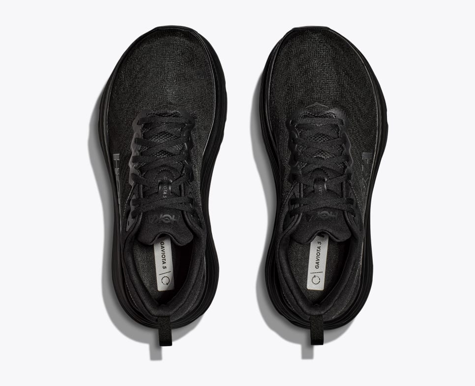 MEN'S HOKA GAVIOTA 5 | BLACK / BLACK - Image 4