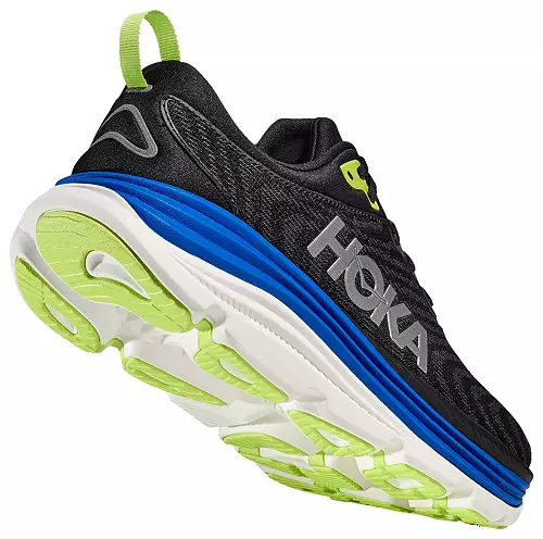 MEN'S HOKA GAVIOTA 5 | BLACK / ELECTRIC COBALT - Image 7