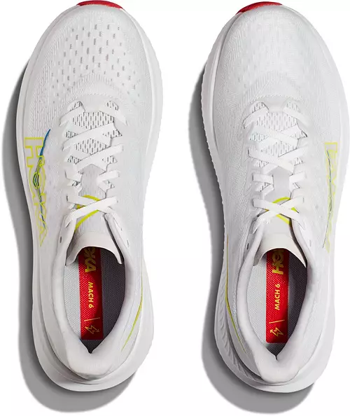 MEN'S HOKA MACH 6 | WHITE / NIMBUS CLOUD - Image 5