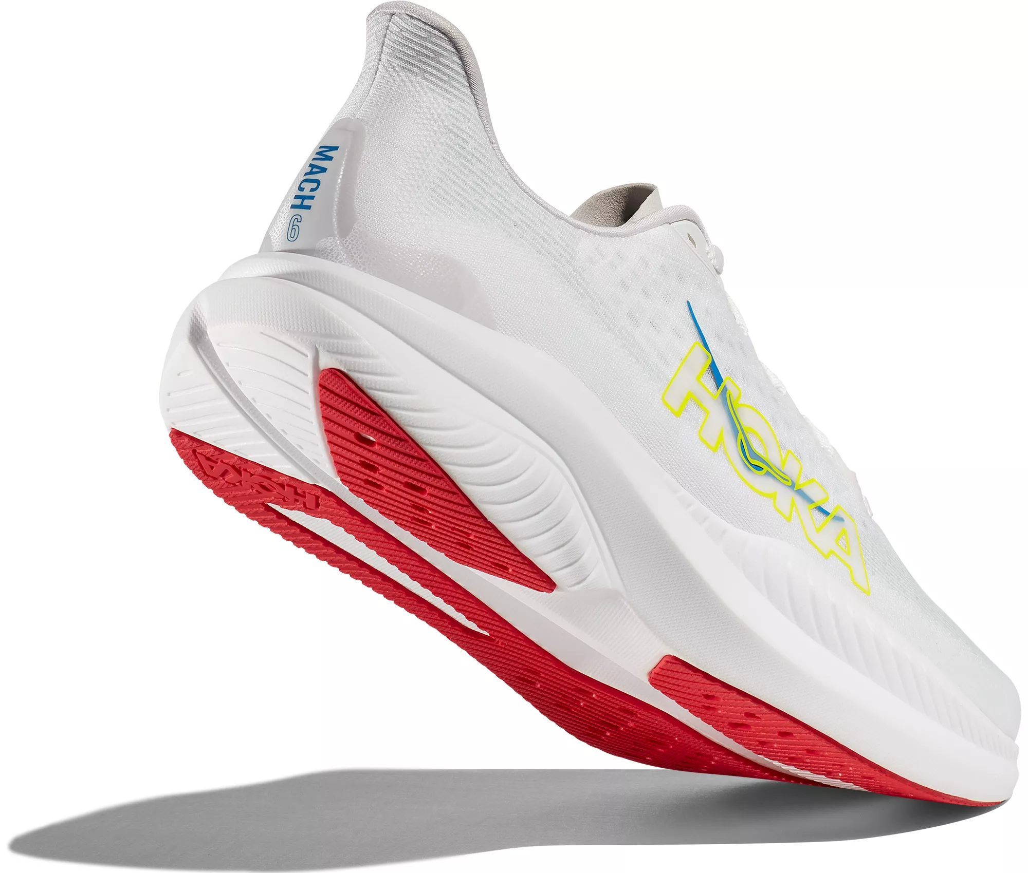 MEN'S HOKA MACH 6 | WHITE / NIMBUS CLOUD - Image 6
