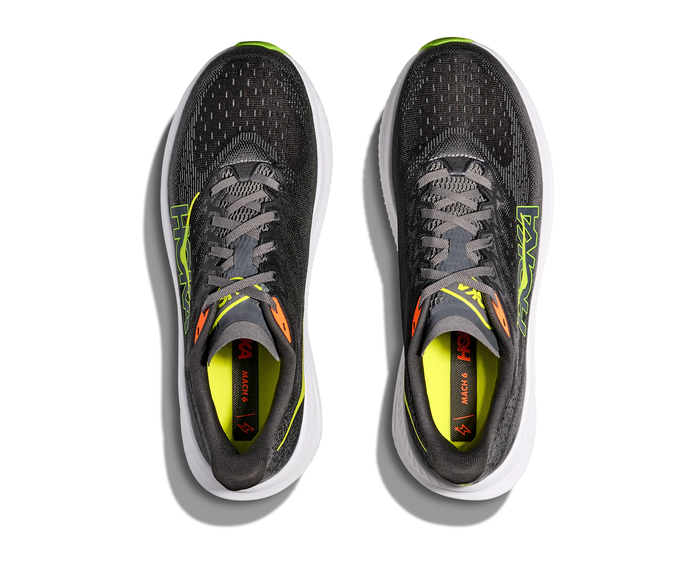 MEN'S HOKA MACH 6 | GRAVEL | ASPHALT GREY - Image 6