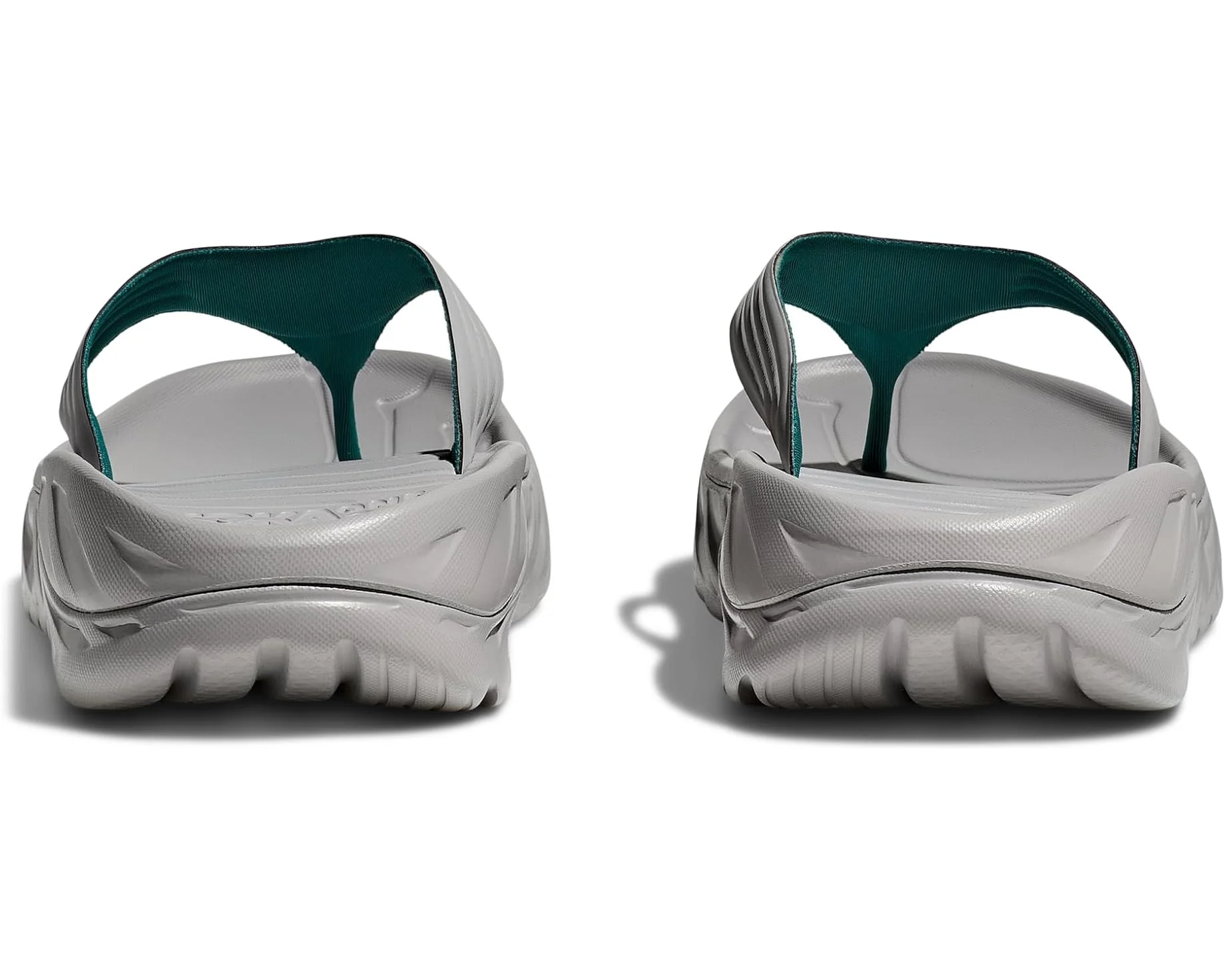 MEN'S HOKA ORA RECOVERY FLIP | STELLAR GREY / OCEANIC - Image 3