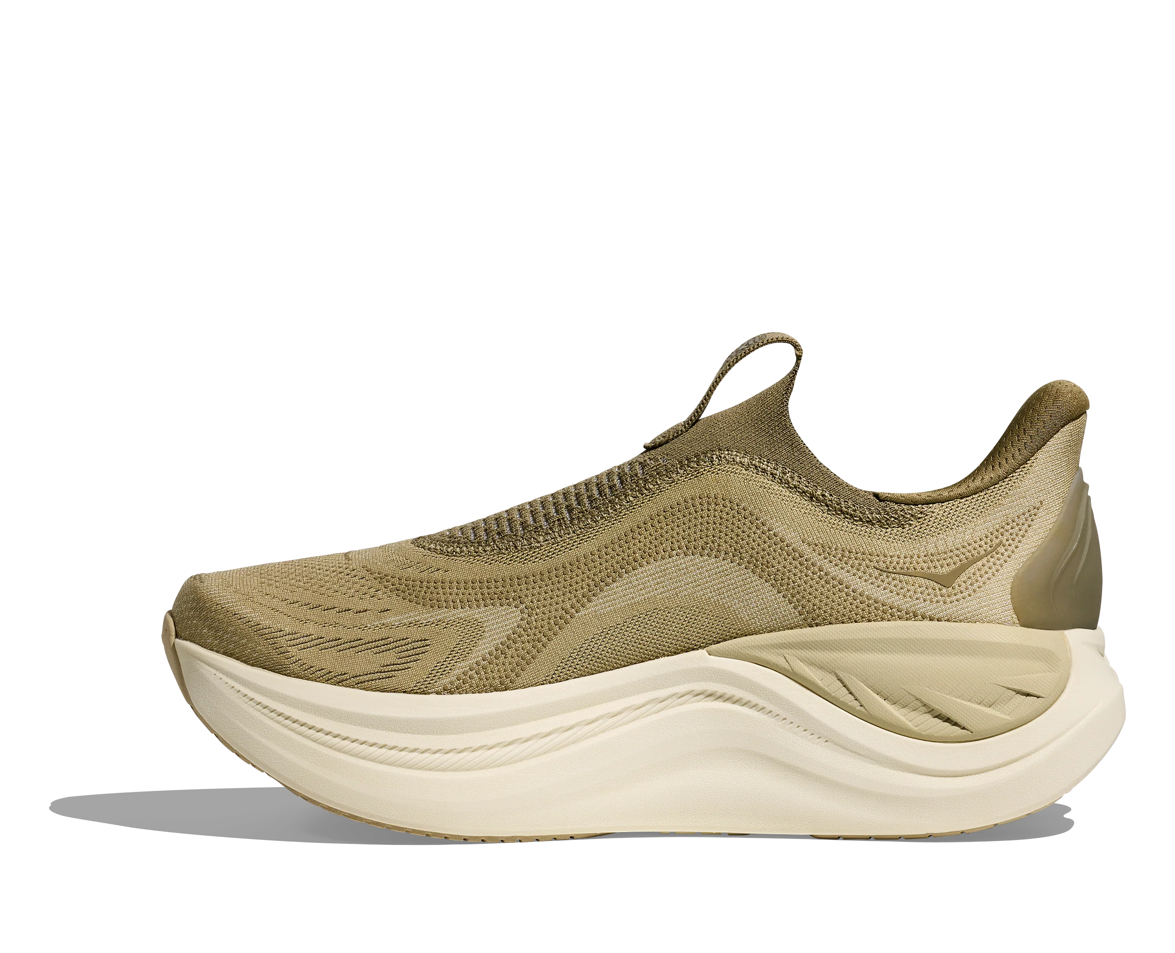 MEN'S HOKA SKYWARD LACELESS | GRASSLAND | WILD MUSHROOM - Image 2
