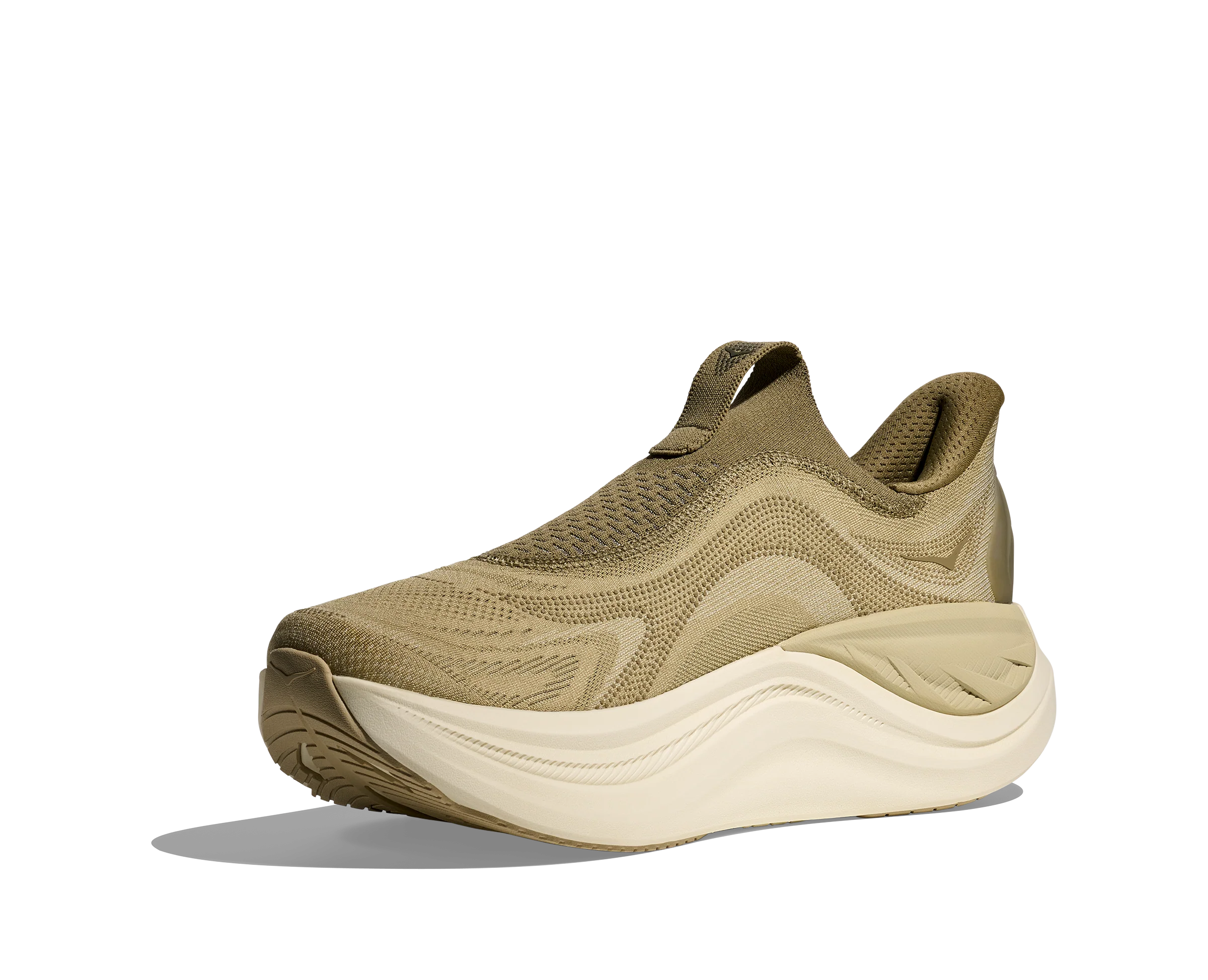 MEN'S HOKA SKYWARD LACELESS | GRASSLAND | WILD MUSHROOM - Image 4