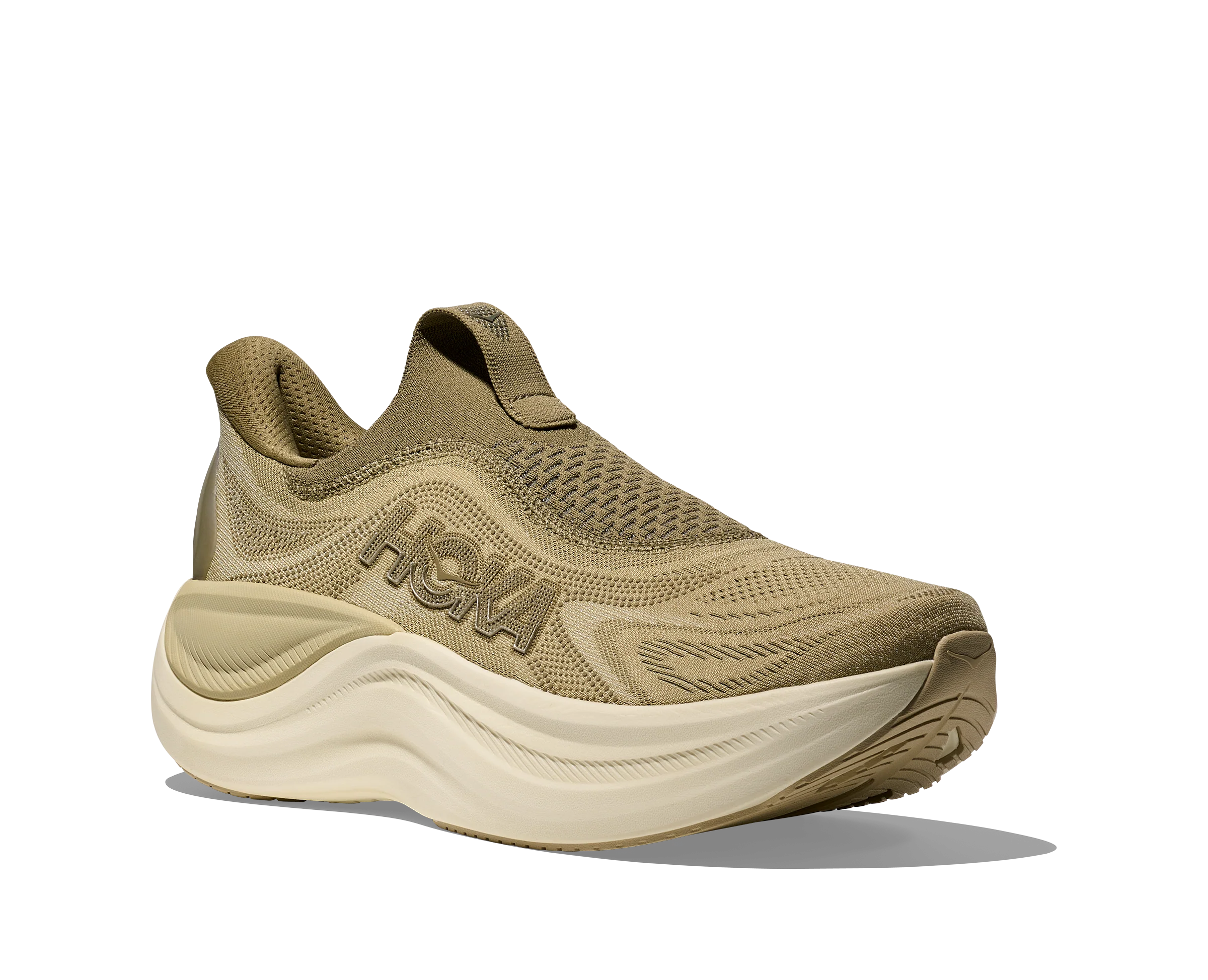 MEN'S HOKA SKYWARD LACELESS | GRASSLAND | WILD MUSHROOM - Image 5
