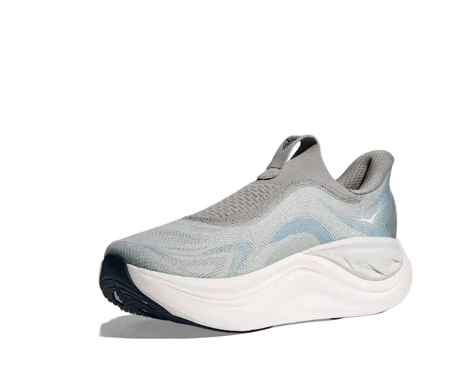 MEN'S HOKA SKYWARD LACELESS | STARDUST | STELLAR GREY - Image 2