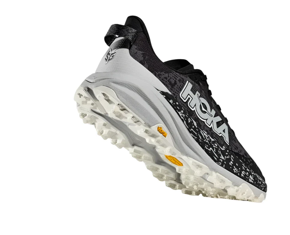 MEN'S HOKA SPEEDGOAT 6 | BLACK / STARDUST - Image 6