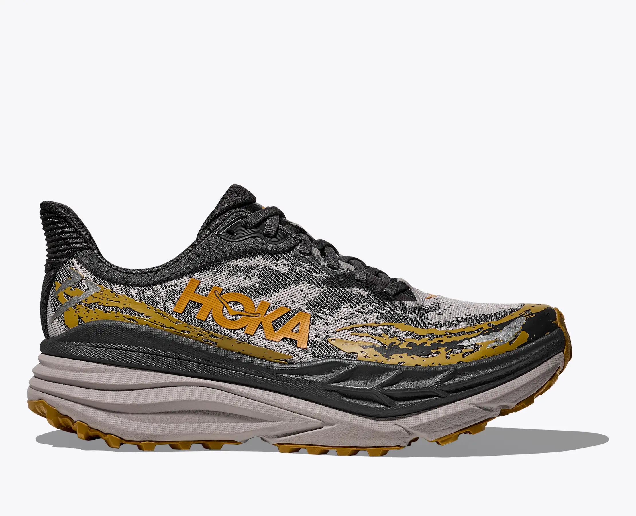 MEN'S HOKA STINSON 7 | BLACK | CEMENT