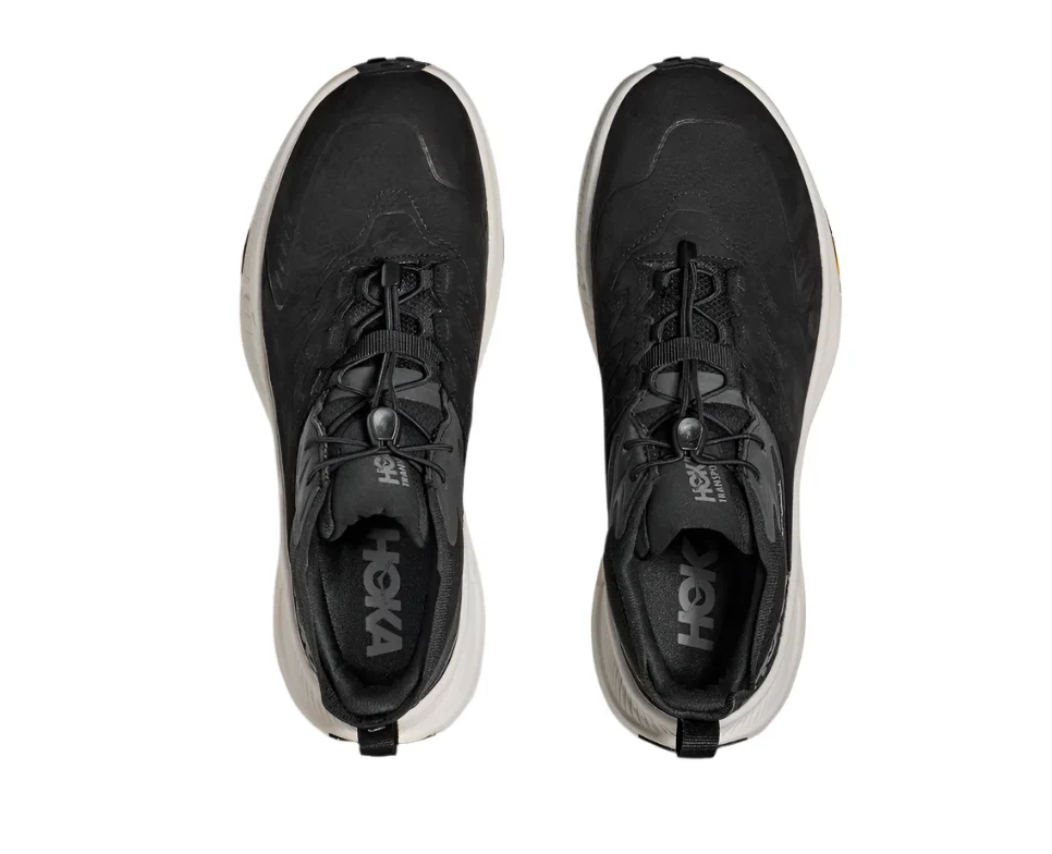 MEN'S HOKA TRANSPORT CHUKKA GTX | BLACK / ALABASTER - Image 3