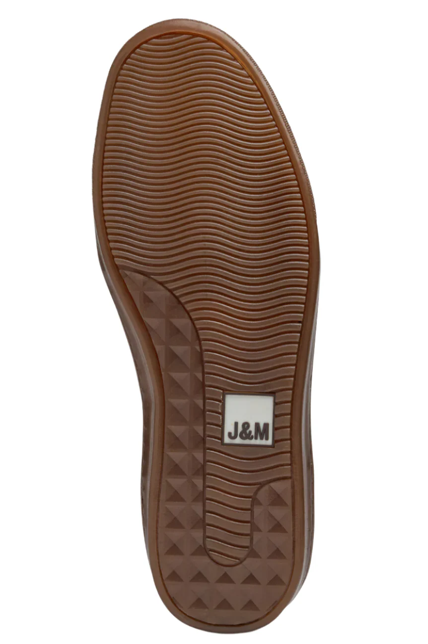 MEN'S JOHNSTON & MURPHY MCGUFFEY T-TOE | BLACK FULL GRAIN / SUEDE - Image 4