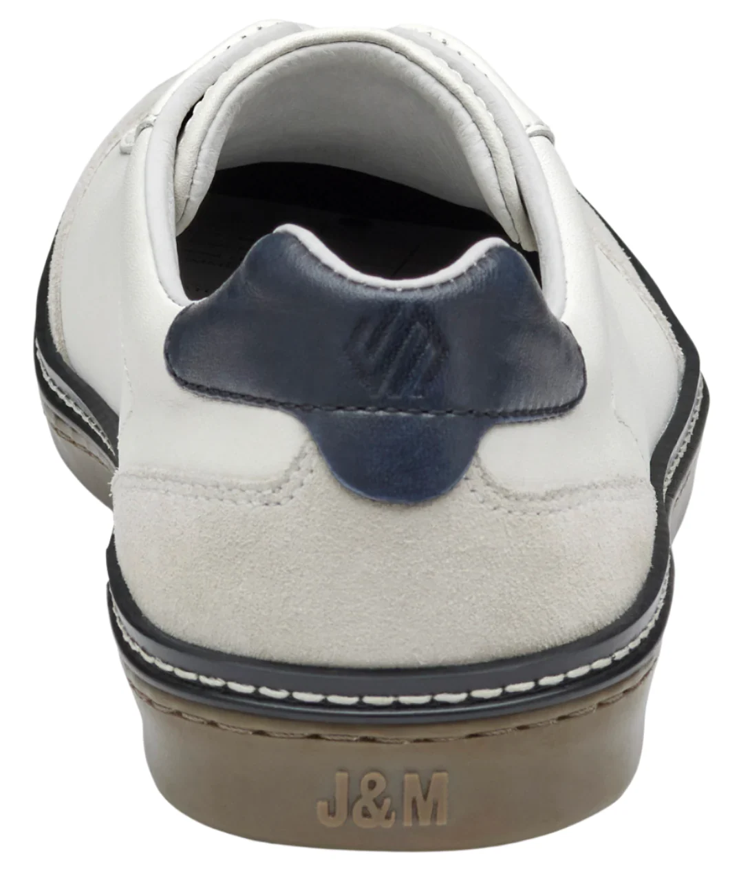 MEN'S JOHNSTON & MURPHY MCGUFFEY T-TOE | WHITE FULL GRAIN / SUEDE - Image 5