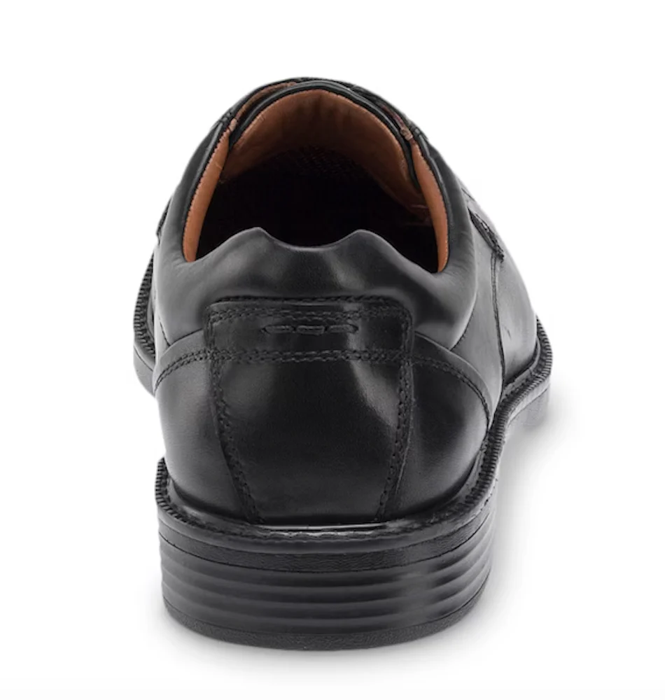 MEN'S JOHNSTON & MURPHY XC4 STANTON 2.0 RUNOFF LACE-UP | BLACK FULL GRAIN - Image 4