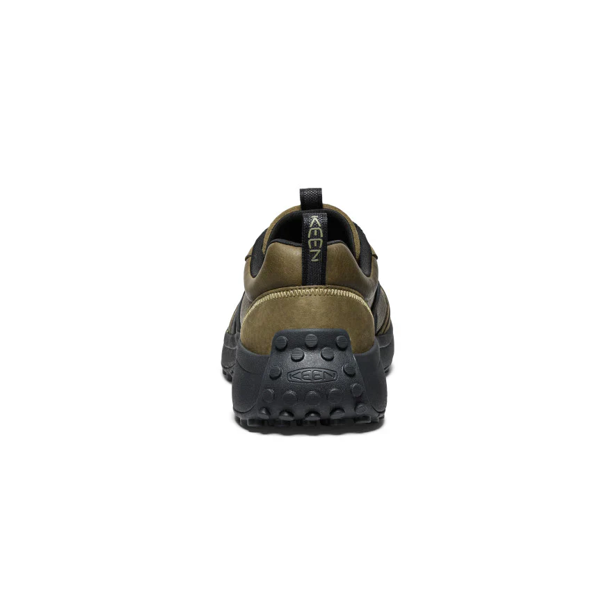 MEN'S KEEN KS86 LEATHER SNEAKER | DARK OLIVE / BLACK - Image 6