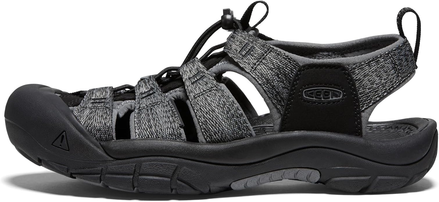 MEN'S KEEN NEWPORT H2 SANDAL | BLACK / STEEL GREY - Image 3