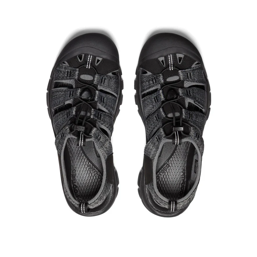 MEN'S KEEN NEWPORT H2 SANDAL | BLACK / STEEL GREY - Image 4