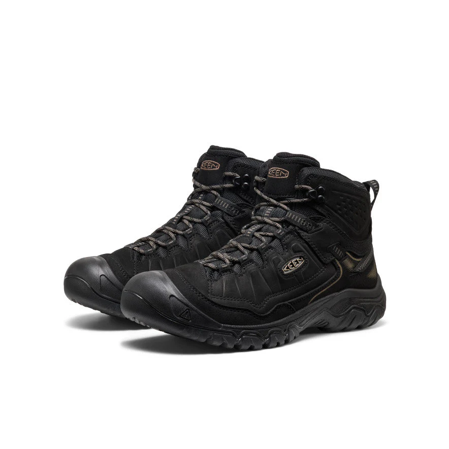 MEN'S KEEN TARGHEE IV WATERPROOF HIKING BOOT | TRIPLE BLACK - Image 5