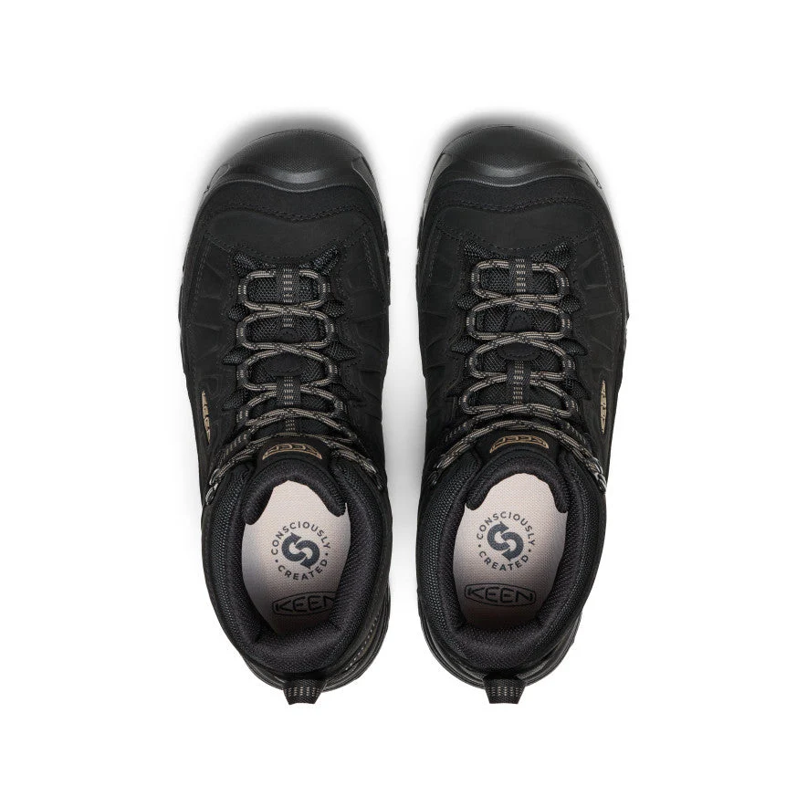 MEN'S KEEN TARGHEE IV WATERPROOF HIKING BOOT | TRIPLE BLACK - Image 6