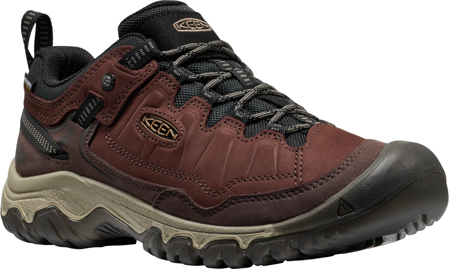 MEN'S KEEN TARGHEE IV WATERPROOF HIKING SHOE | JAVA | BISON - Image 2