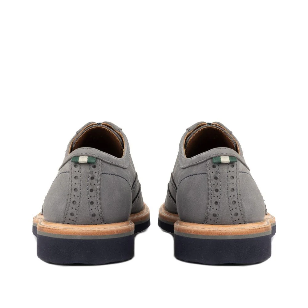 MEN'S MILWAUKEE BOOT CO. BRADLEY WINGTIP OXFORD | GRAY - Image 6