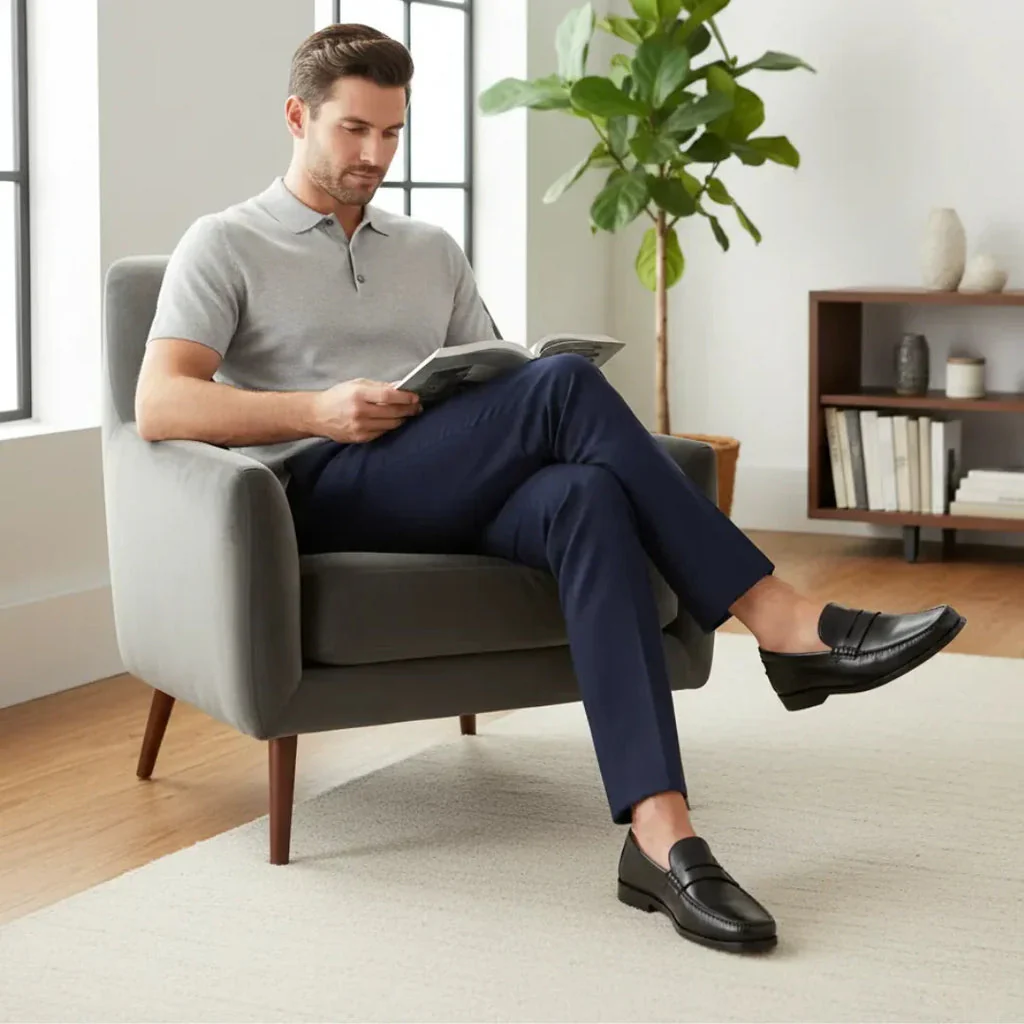 MEN'S MILWAUKEE BOOT CO. DUNES LOAFER | BLACK - Image 6