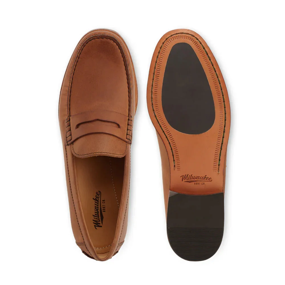 MEN'S MILWAUKEE BOOT CO. DUNES LOAFER | CAMEL - Image 5