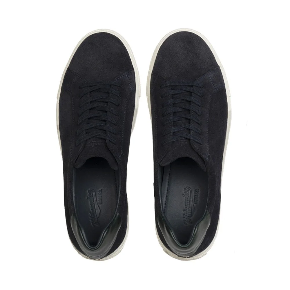MEN'S MILWAUKEE BOOT CO. FALK SNEAKER | NAVY SUEDE - Image 4