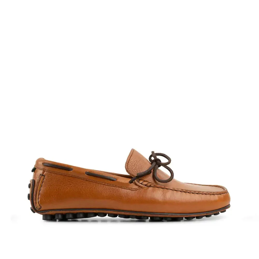 MEN'S MILWAUKEE BOOT CO. HUMBOLT DRIVING MOC | COGNAC