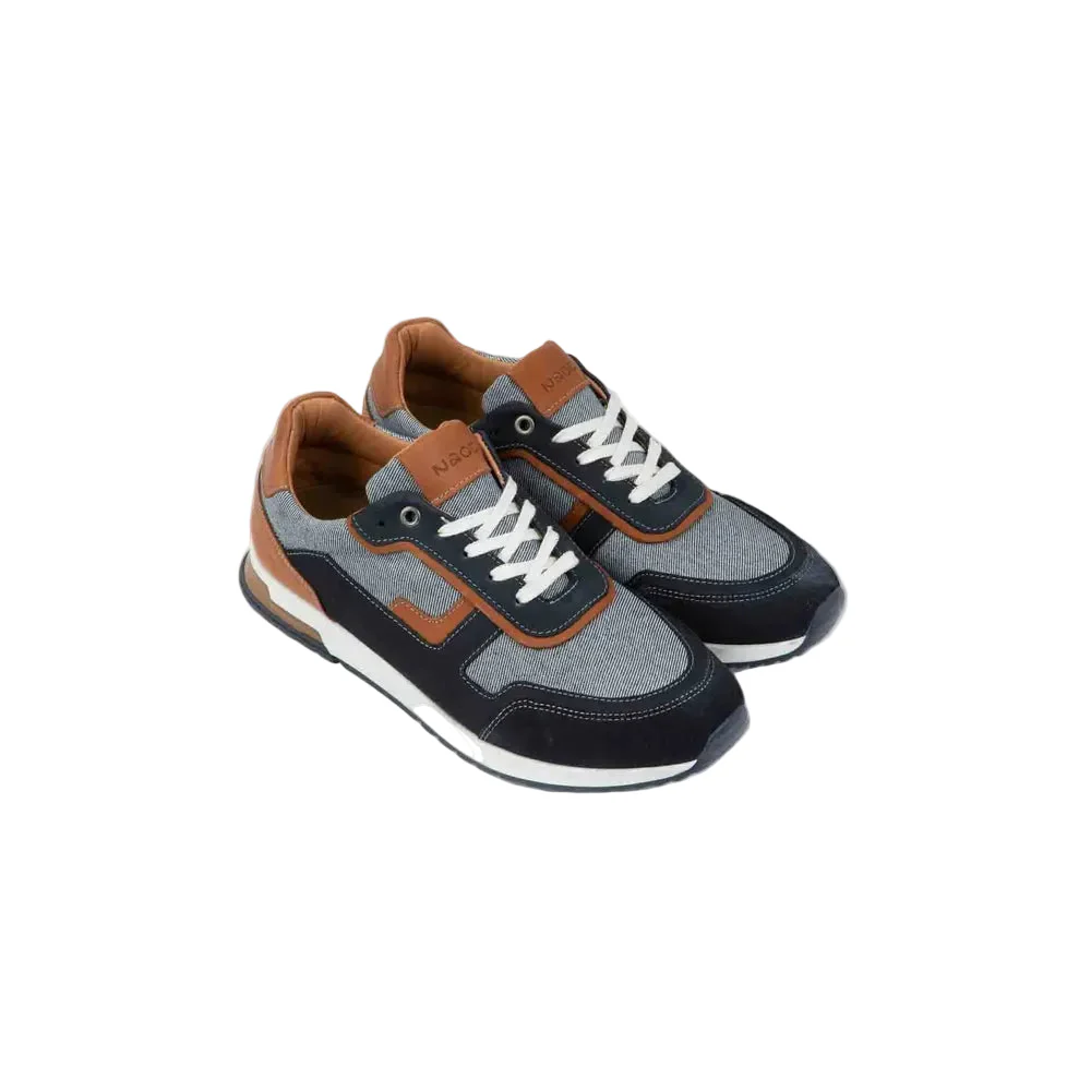 MEN'S NAOT BOOST | BLUE | BROWN COMBO - Image 3
