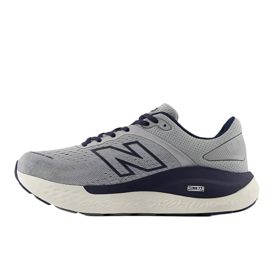 MEN'S NEW BALANCE MADE IN USA FRESH FOAM X 1540v4 | ALUMINUM GREY WITH NB NAVY - Image 2