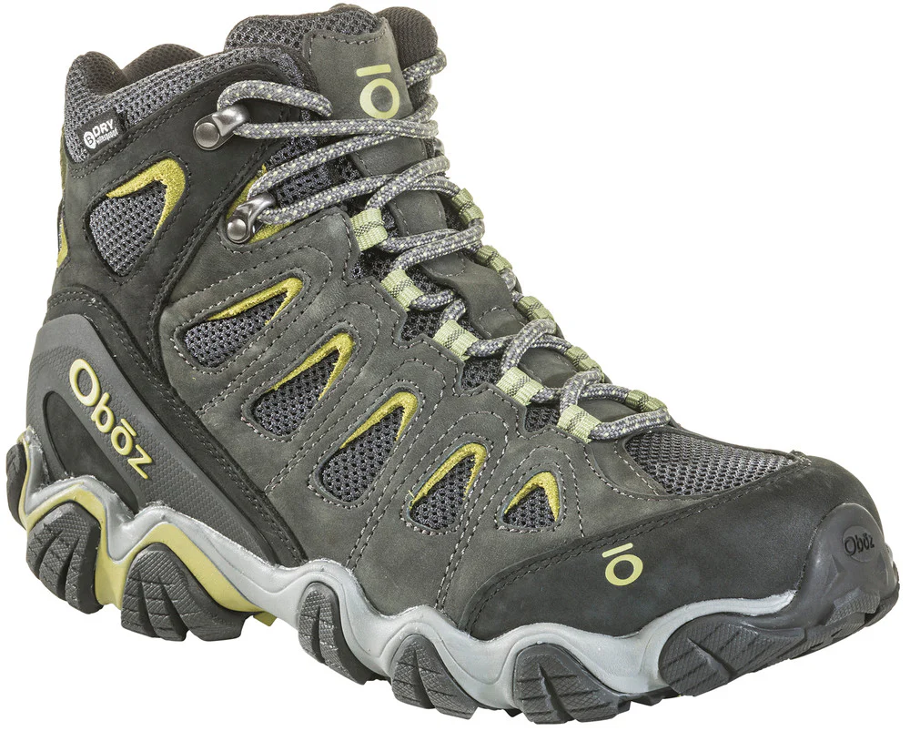 MEN'S OBOZ SAWTOOTH II MID WATERPROOF | DARK SHADOW / WOODBINE GREEN - Image 3