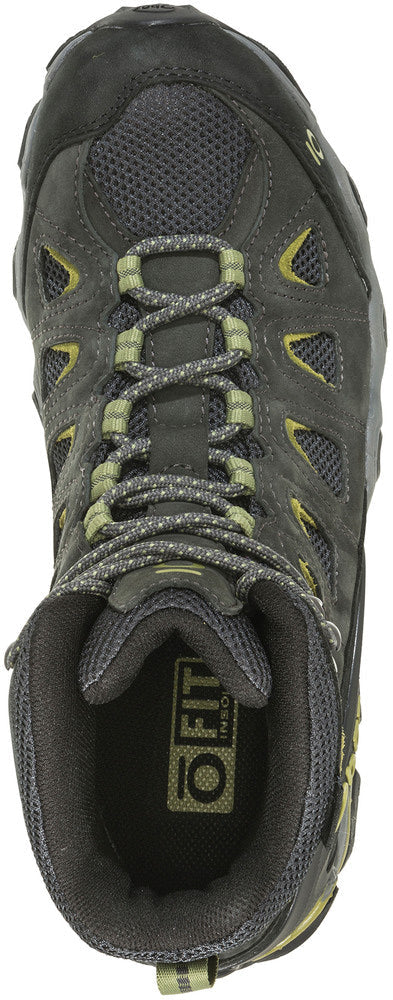 MEN'S OBOZ SAWTOOTH II MID WATERPROOF | DARK SHADOW / WOODBINE GREEN - Image 4