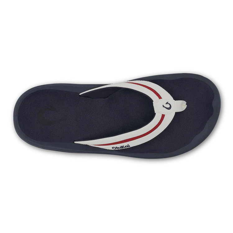 MEN'S OLUKAI 'OHANA PAULUA | BRIGHT WHITE / AMERICANA - Image 2