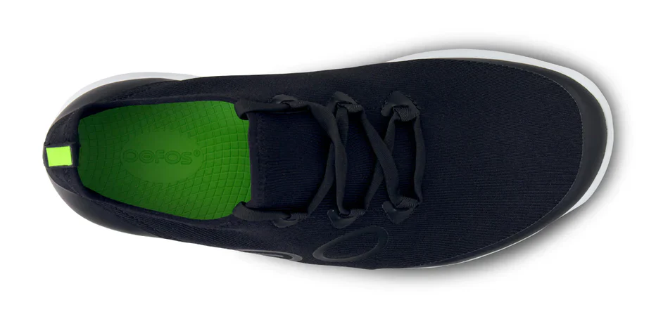 MEN'S OOFOS OOMG SPORT LS LOW SHOE | WHITE / BLACK - Image 6