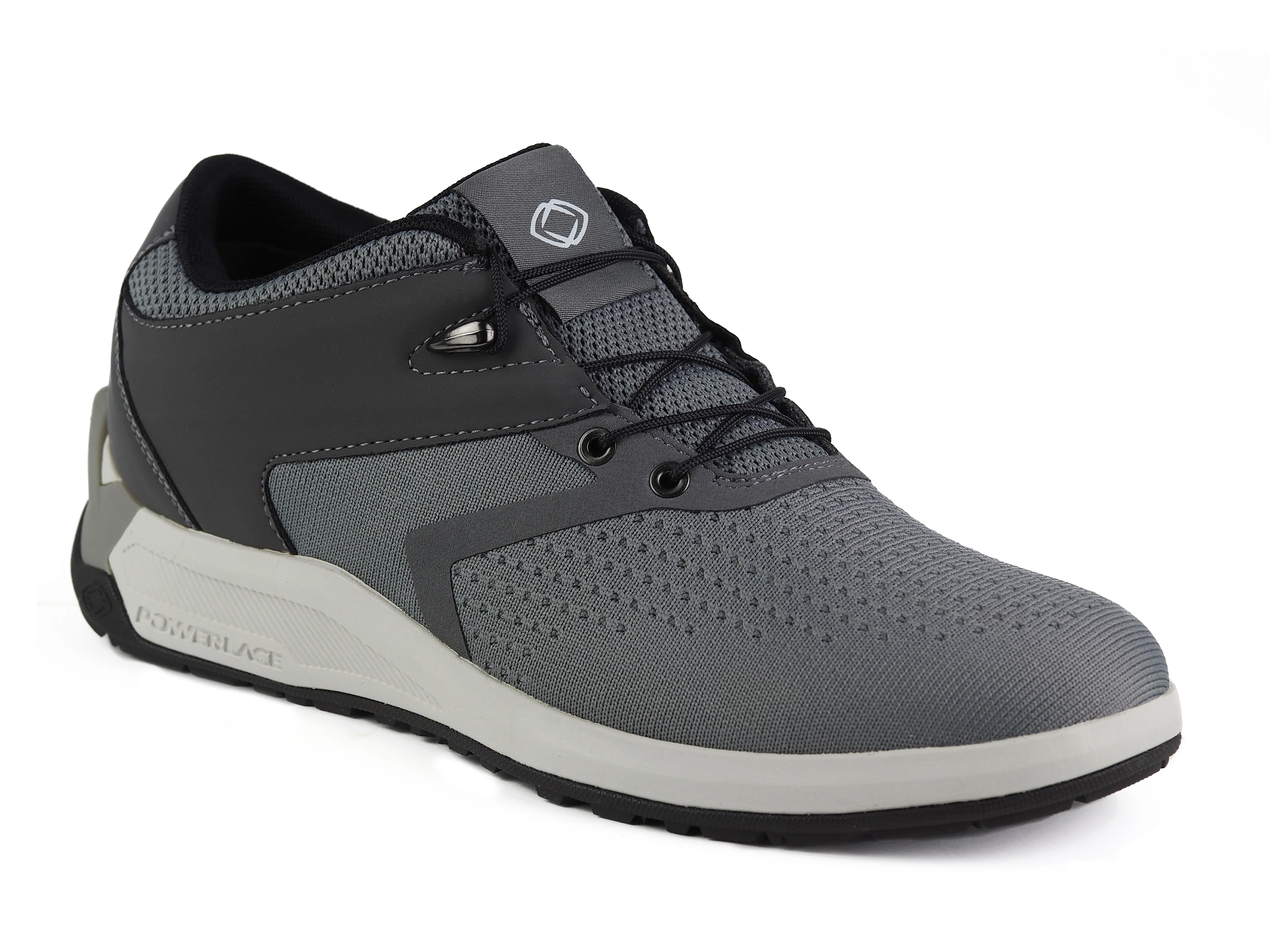MEN'S POWERLACE ALL-TERRAIN SELF LACING SHOE | GREY - Image 2