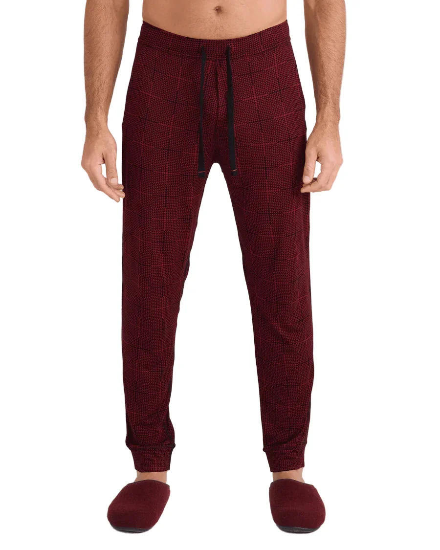 MEN'S SAXX SNOOZE SLEEP PANT | RED PLAID | CABERNET - Image 2