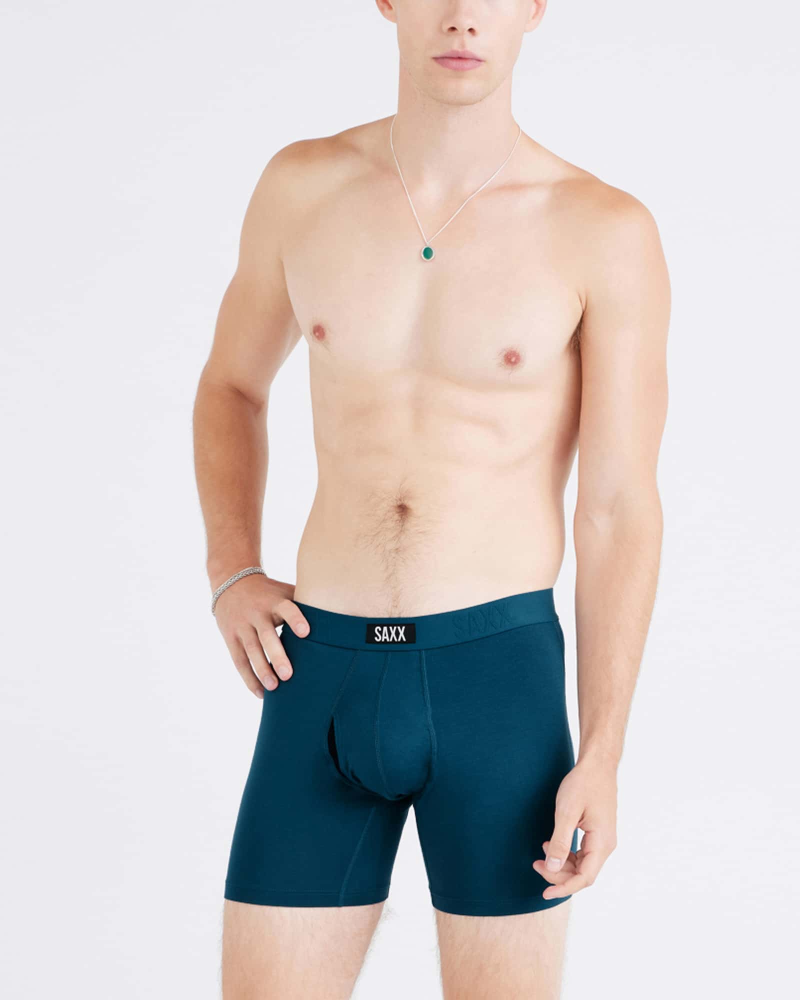 MEN'S SAXX VIBE XTRA SOFT COMFORT BOXER BRIEF 6" | HURRICANE - Image 2