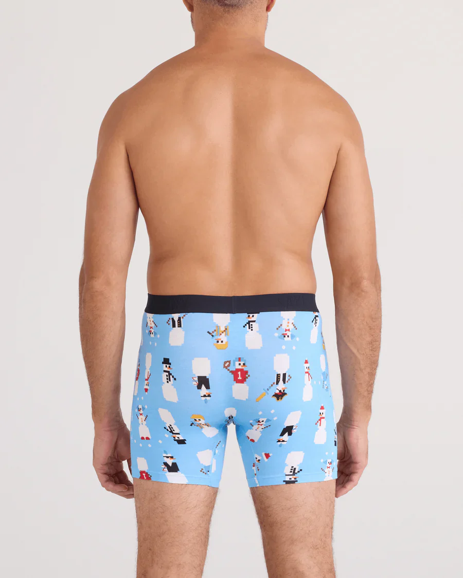 MEN'S SAXX VIBE XTRA SOFT COMFORT | FROSTY THE GAMER | BLACK - Image 3
