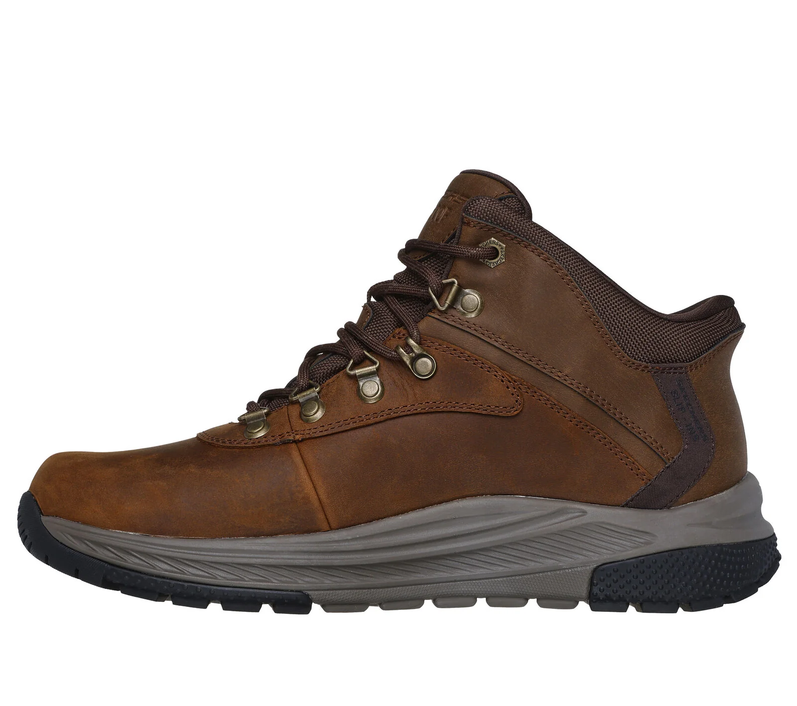 MEN'S SKECHERS SLIP-IN RELAXED FIT: MEROE-PIKEMAN | BROWN - Image 2