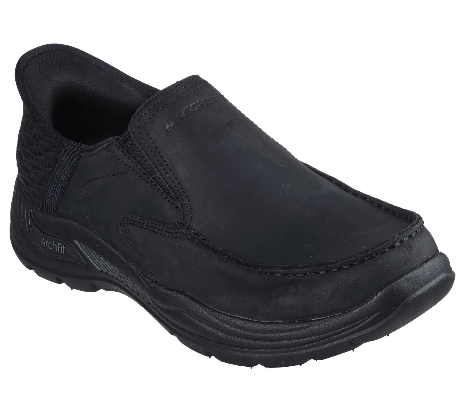 MEN'S SKECHERS SLIP-INS: ARCH FIT MOTLEY-MILO | BLACK - Image 3