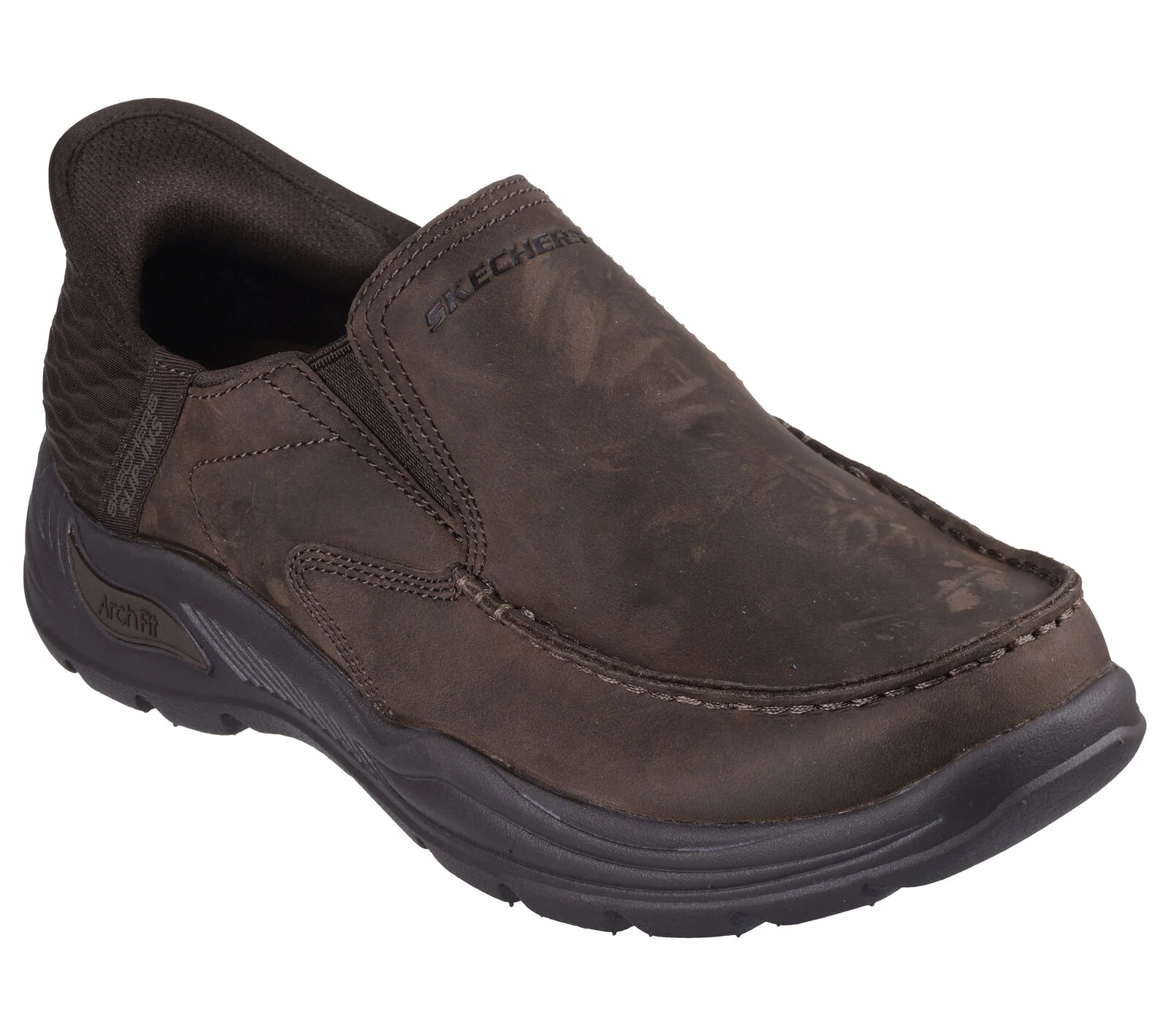 MEN'S SKECHERS SLIP-INS: ARCH FIT MOTLEY-MILO | COCOA - Image 3