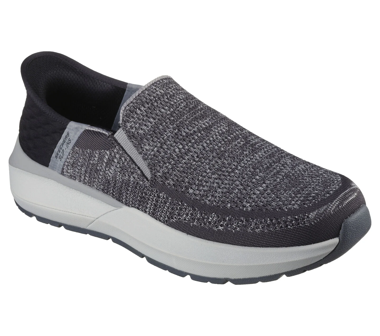 MEN'S SKECHERS SLIP-INS NEVILLE - ROVELO  | CHARCOAL / LIGHT GRAY - Image 3