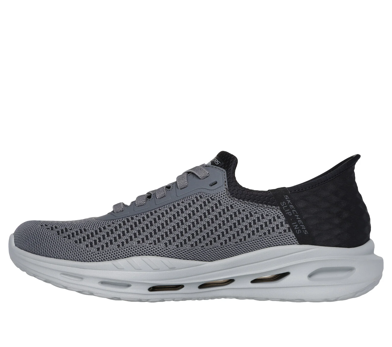 MEN'S SKECHERS SLIP-INS RELAXED FIT: ARCH FIT ORVAN - DREX | GRAY / BLACK - Image 2