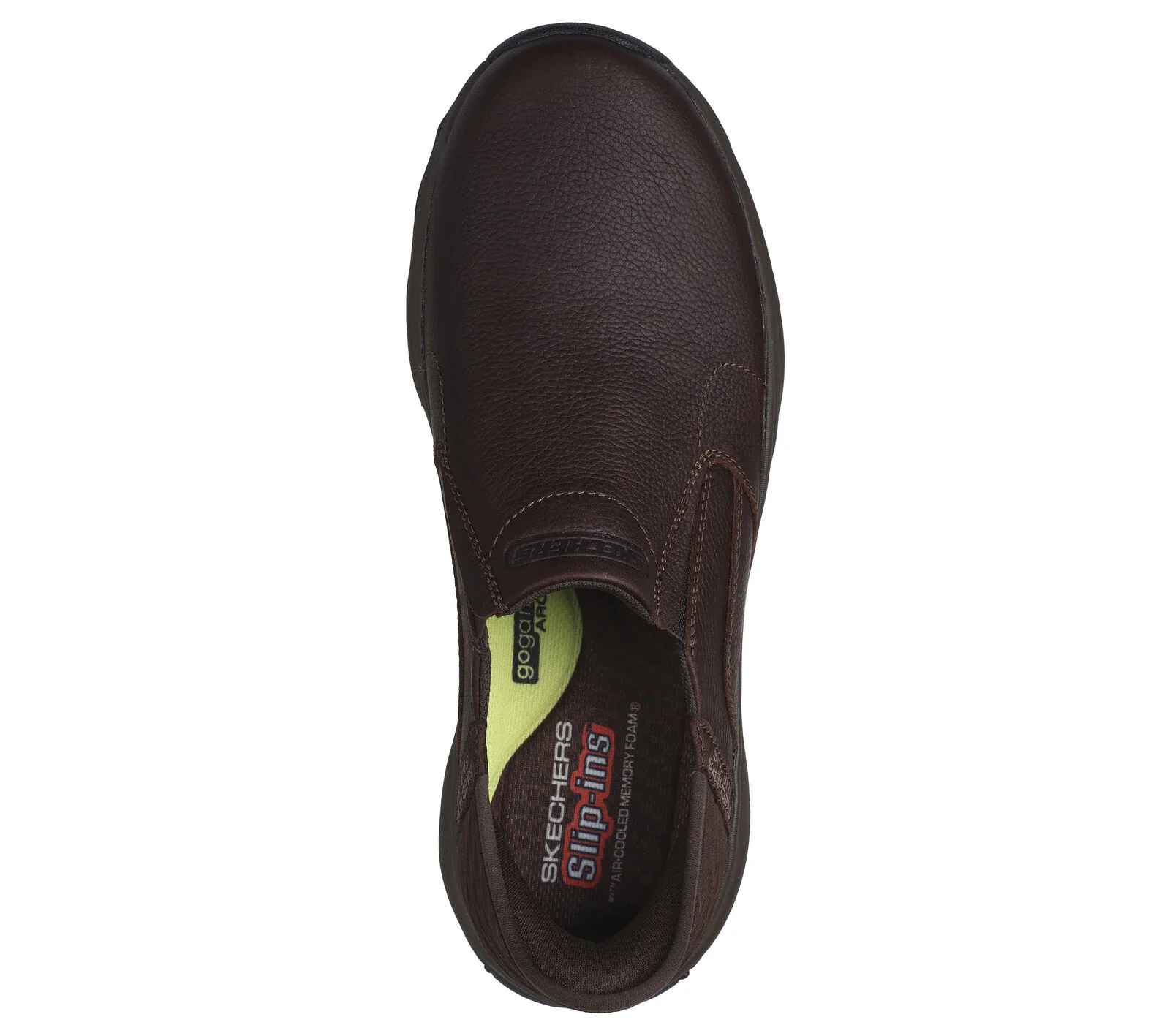 MEN'S SKECHERS SLIP-INS RELAXED FIT CRASTER-LANIGAN | RED / BROWN - Image 4