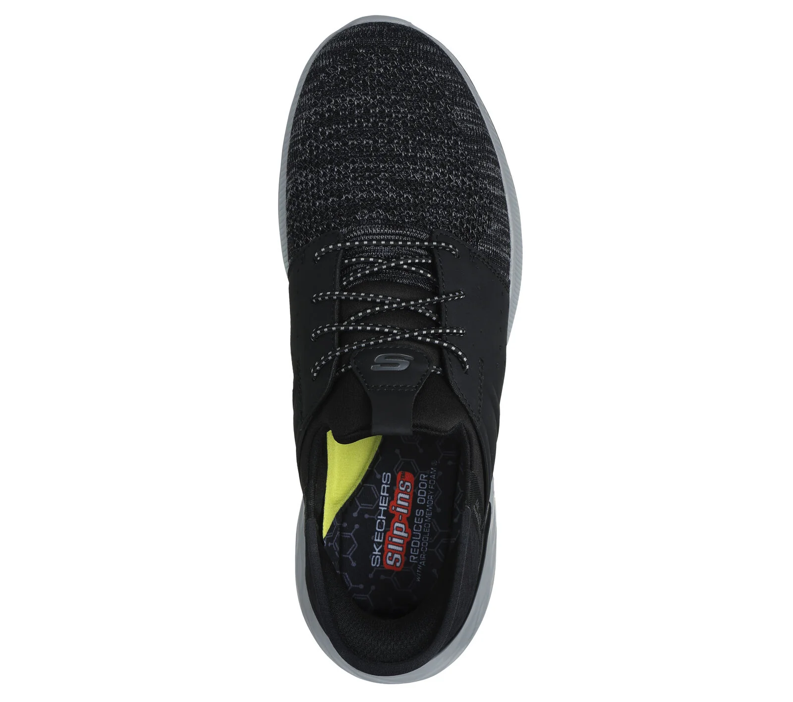 MEN'S SKECHERS SLIP-INS RELAXED FIT: GARNER - NEWICK | BLACK - Image 4