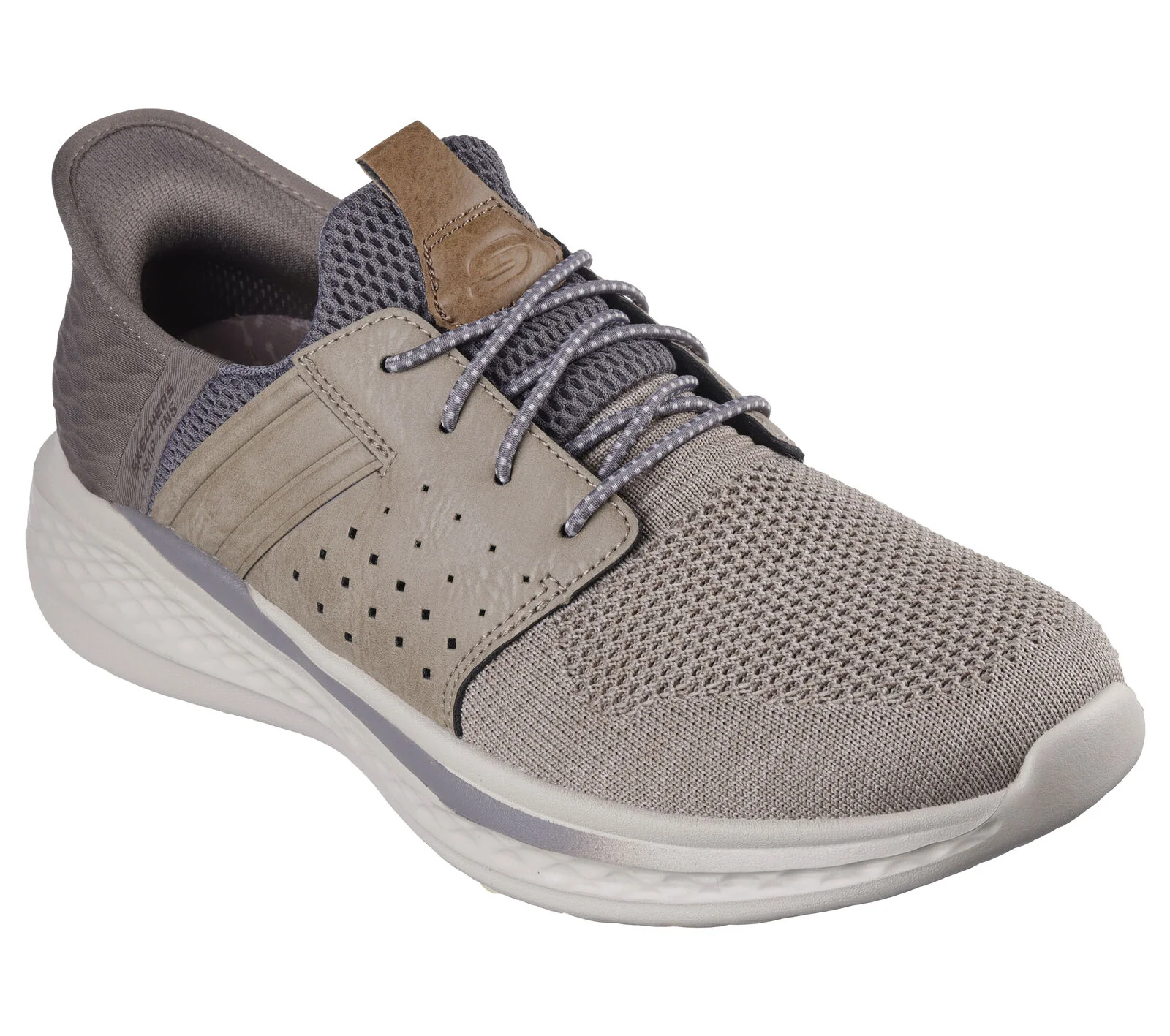 MEN'S SKECHERS SLIP-INS RELAXED SLADE-OCON | TAUPE - Image 3