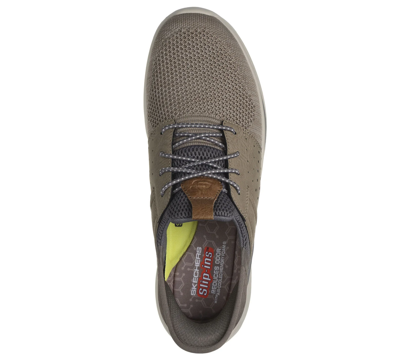 MEN'S SKECHERS SLIP-INS RELAXED SLADE-OCON | TAUPE - Image 4